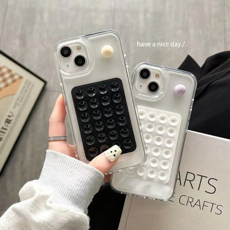 Phone Stands - シリコン製吸盤式スマホホルダーマット。多機能吸盤、壁掛けスタンド、正方形、滑り止め、片面ケース取り付け用、背面ステッカー。