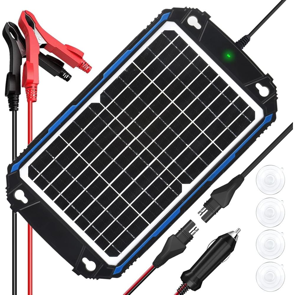 Chargers - 防水 12W 12V ソーラーバッテリー充電器＆メンテナー プロ、内蔵ウルトラスマート MPPT