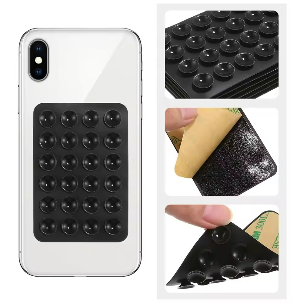 Phone Cases - シリコン吸盤式スマホホルダー シリコン製スマホケースマウント キャンディーカラー 自撮りや動画撮影用 滑り止め吸盤式スマホスタンド