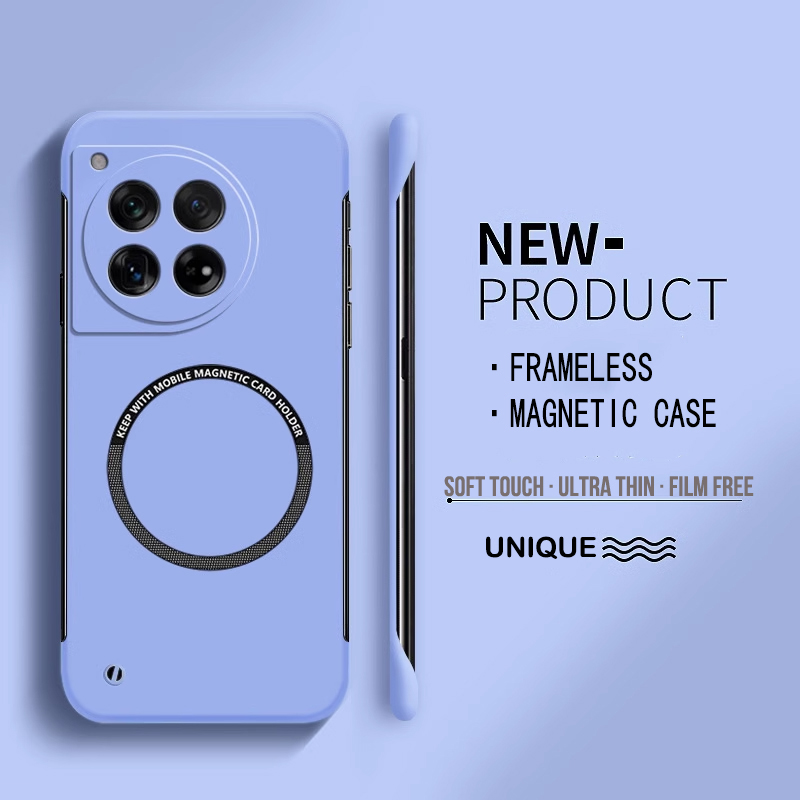超薄型マットフレームレス電話ケース Magsafe 磁気対応 - Ultra Thin Frameless Phone Cover のレビューと価格