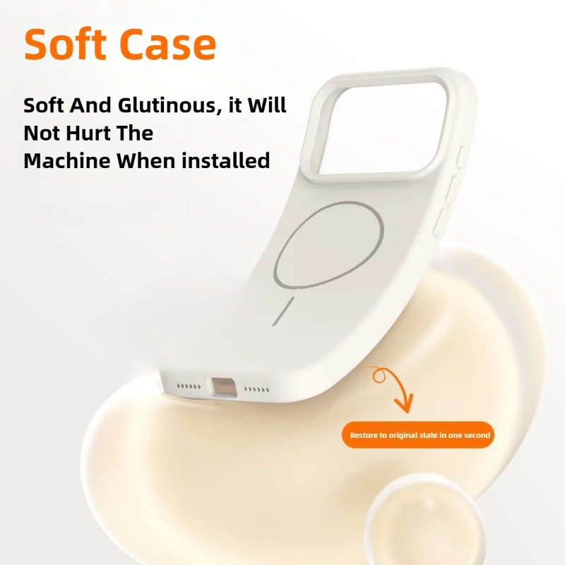 18 ProMax マグネティックオリジナルリキッドシリコン - Liquid Silicone Magnetic Phone Case のレビューと価格