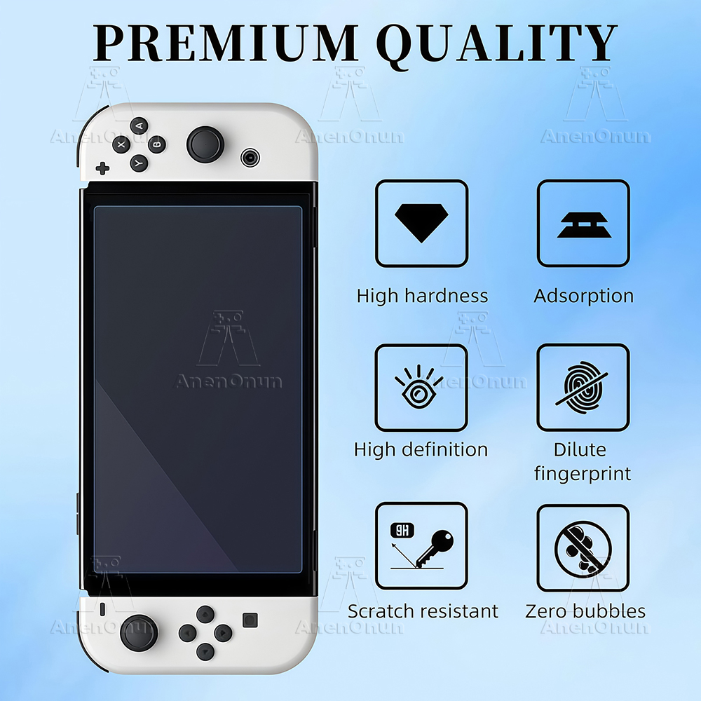 Ultra HD 抗青色光強化ガラス スイッチ OLED 飛 - Matte Anti Glare Screen Protector のレビューと価格
