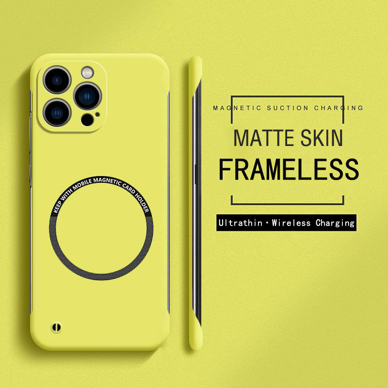 フレームレス磁気 Magsafe スリムケース iPhone - Matte Hard Pc Back Case のレビューと価格
