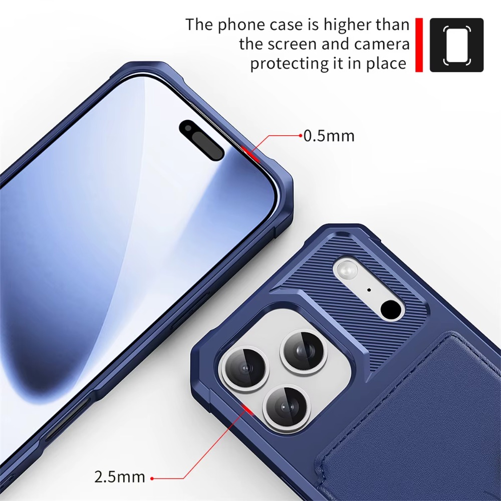 Apple iPhone 18 17 Air 16E 16  - Leather Wallet Card Holder Phone Cover のレビューと価格