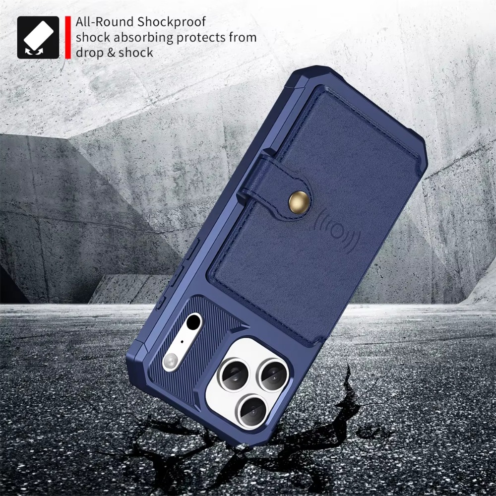 Apple iPhone 18 17 Air 16E 16  - Leather Wallet Card Holder Phone Cover のレビューと価格