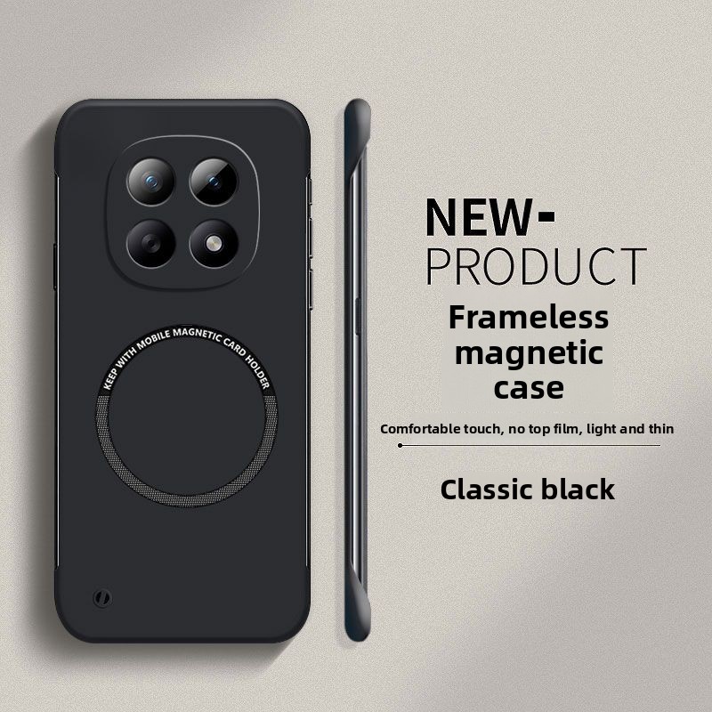 超薄型PCフレームレス磁気充電対応スマホケース Redmi  - Ultra Thin Frameless Phone Cover のレビューと価格