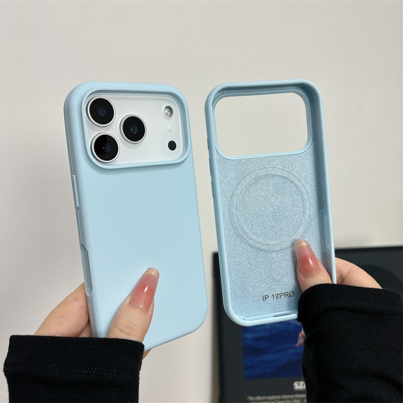 磁気液体シリコンケース iPhone 17/17 Air/1 - Liquid Silicone Magnetic Phone Case のレビューと価格