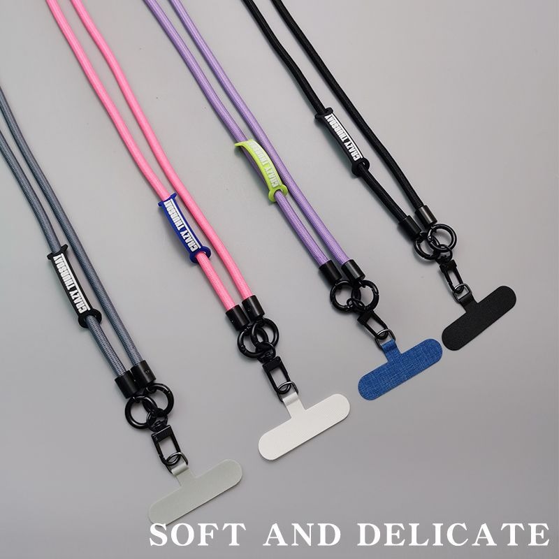 ロングソリッドカラークロスボディフォンストラップ、ランヤード - Crossbody Lanyard Neck Strap Case のレビューと価格