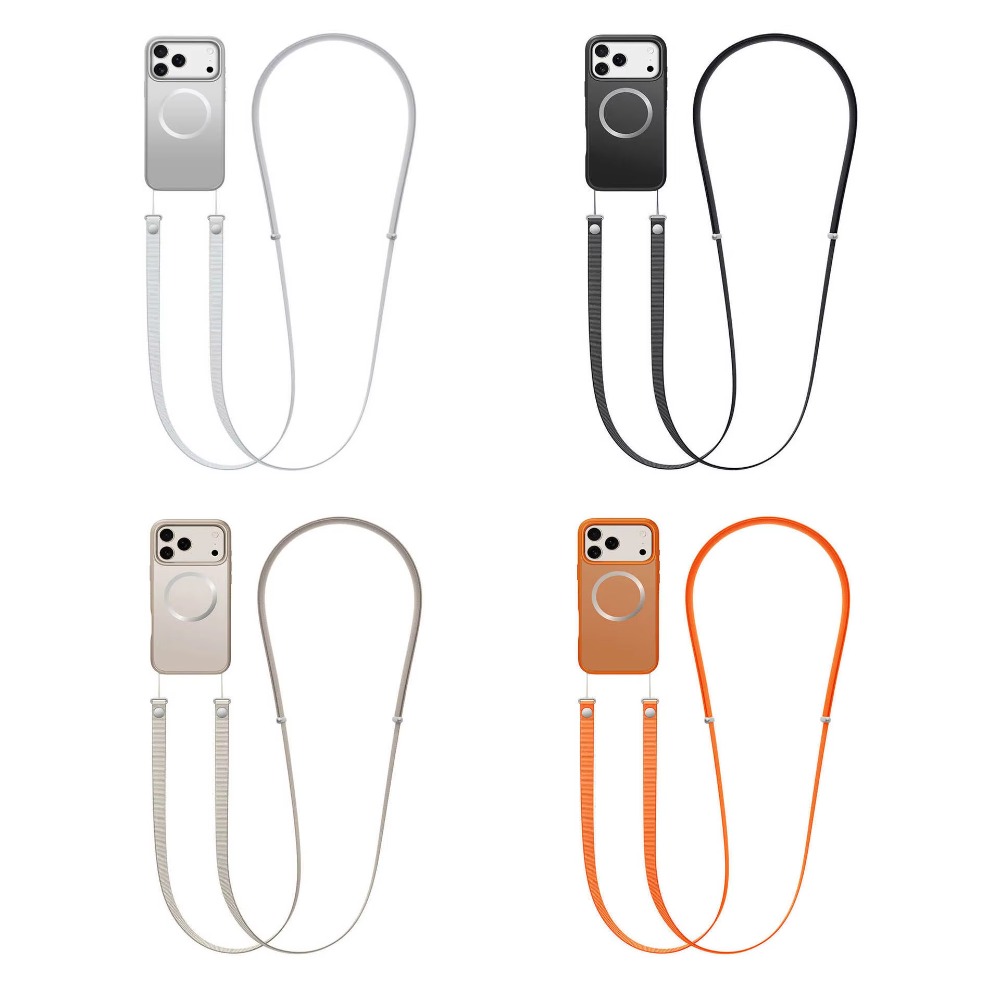 オリジナル1:1磁気クロスボディストラップ付きスマホケース、 - Crossbody Lanyard Neck Strap Case のレビューと価格