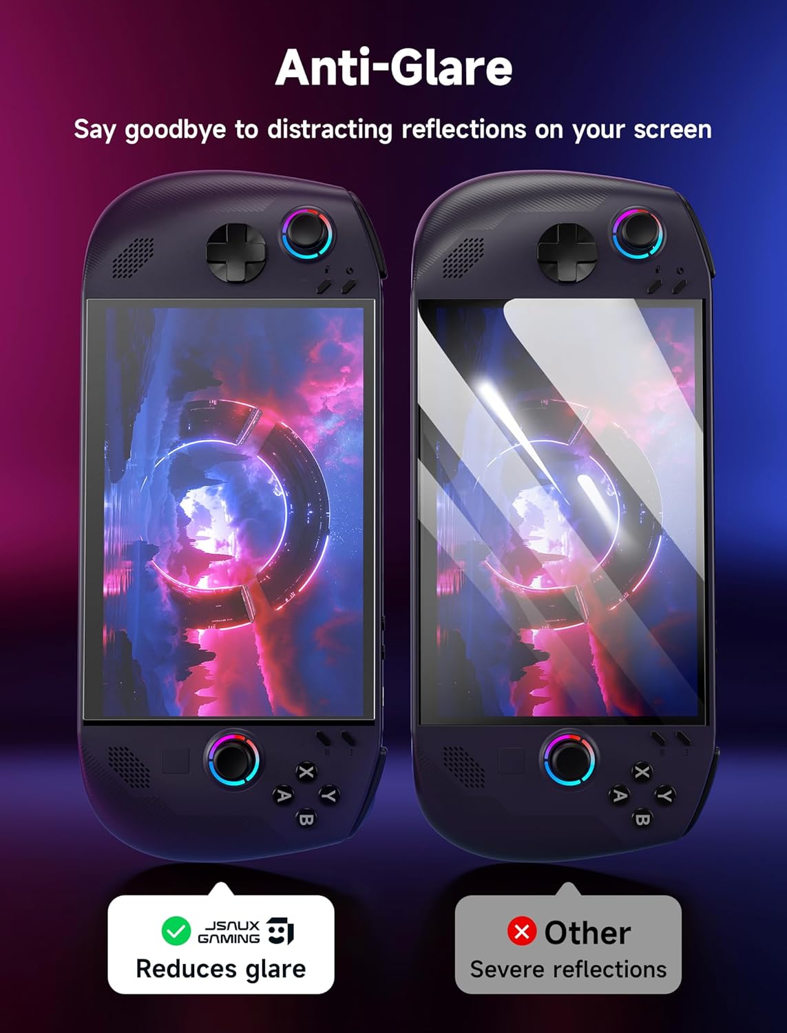 Legion Go S 8インチ用アンチグレアスクリーンプロ - Matte Anti Glare Screen Protector のレビューと価格